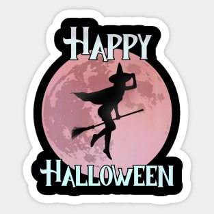 Happy Halloween - The Flying Witch Sticker